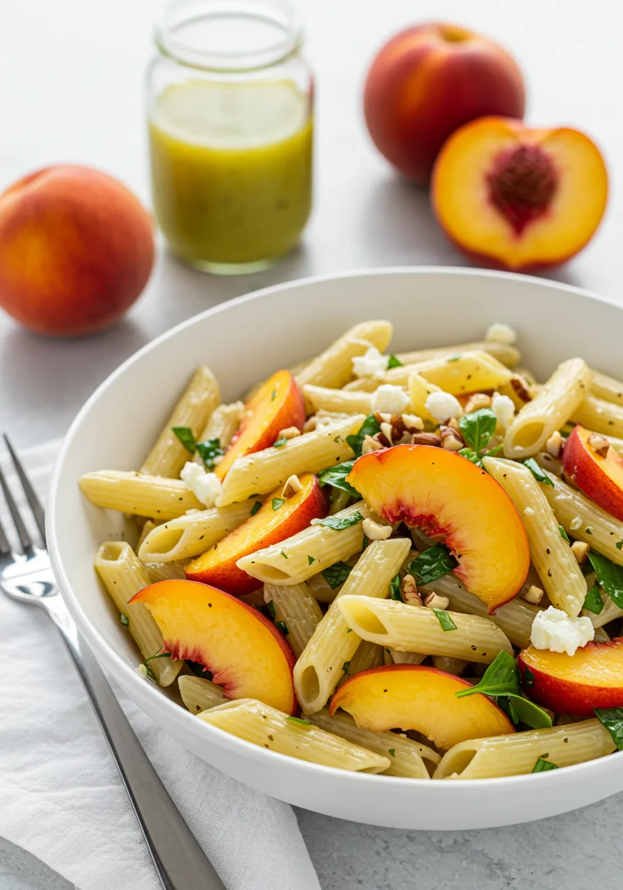 Peachy Pasta Salad - secondary view